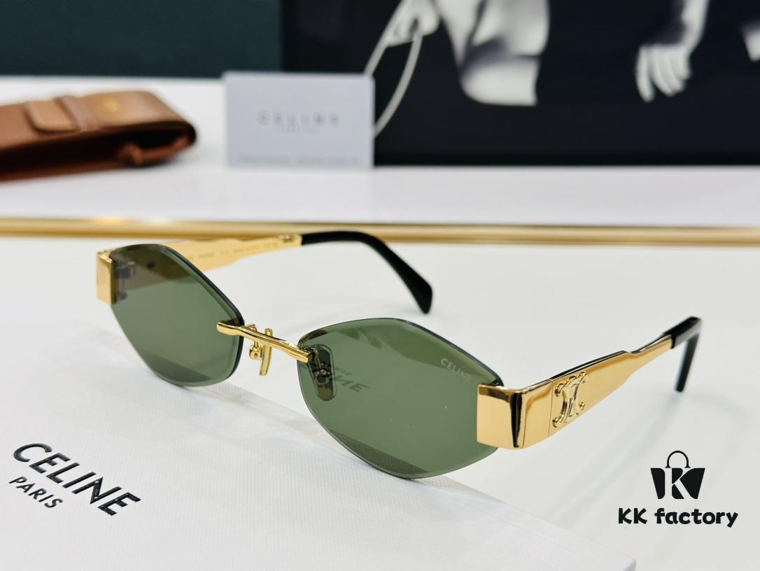 6931fb2a3a89a121ed54be32 CELINE CL42096U Sunglasses, Size: 57□17-145, Popular European and American Style, Excellent Gloss and Texture, XL Craftsmanship