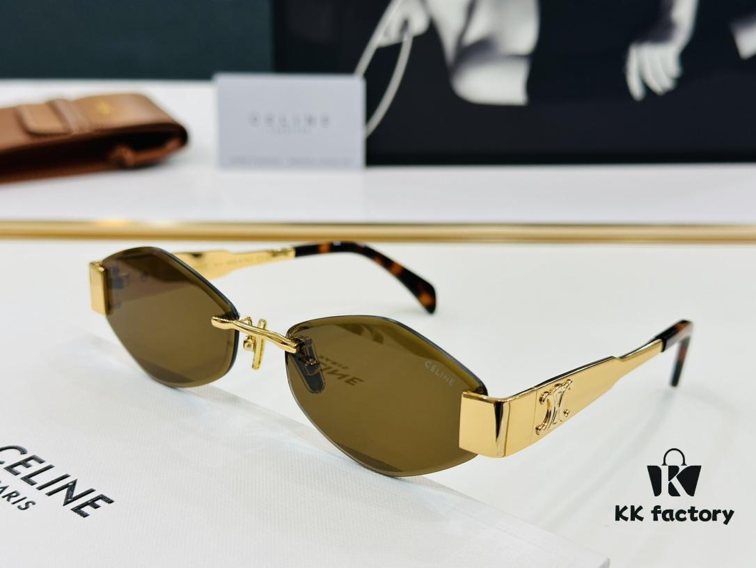 6931fb2a3a89a121ed54be33 CELINE CL42096U Sunglasses, Size: 57□17-145, Popular European and American Style, Excellent Gloss and Texture, XL Craftsmanship