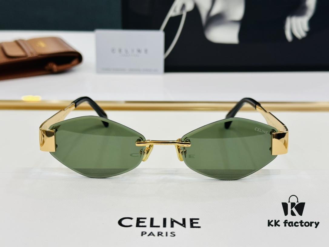 6931fb2a3a89a121ed54be34 CELINE CL42096U Sunglasses, Size: 57□17-145, Popular European and American Style, Excellent Gloss and Texture, XL Craftsmanship