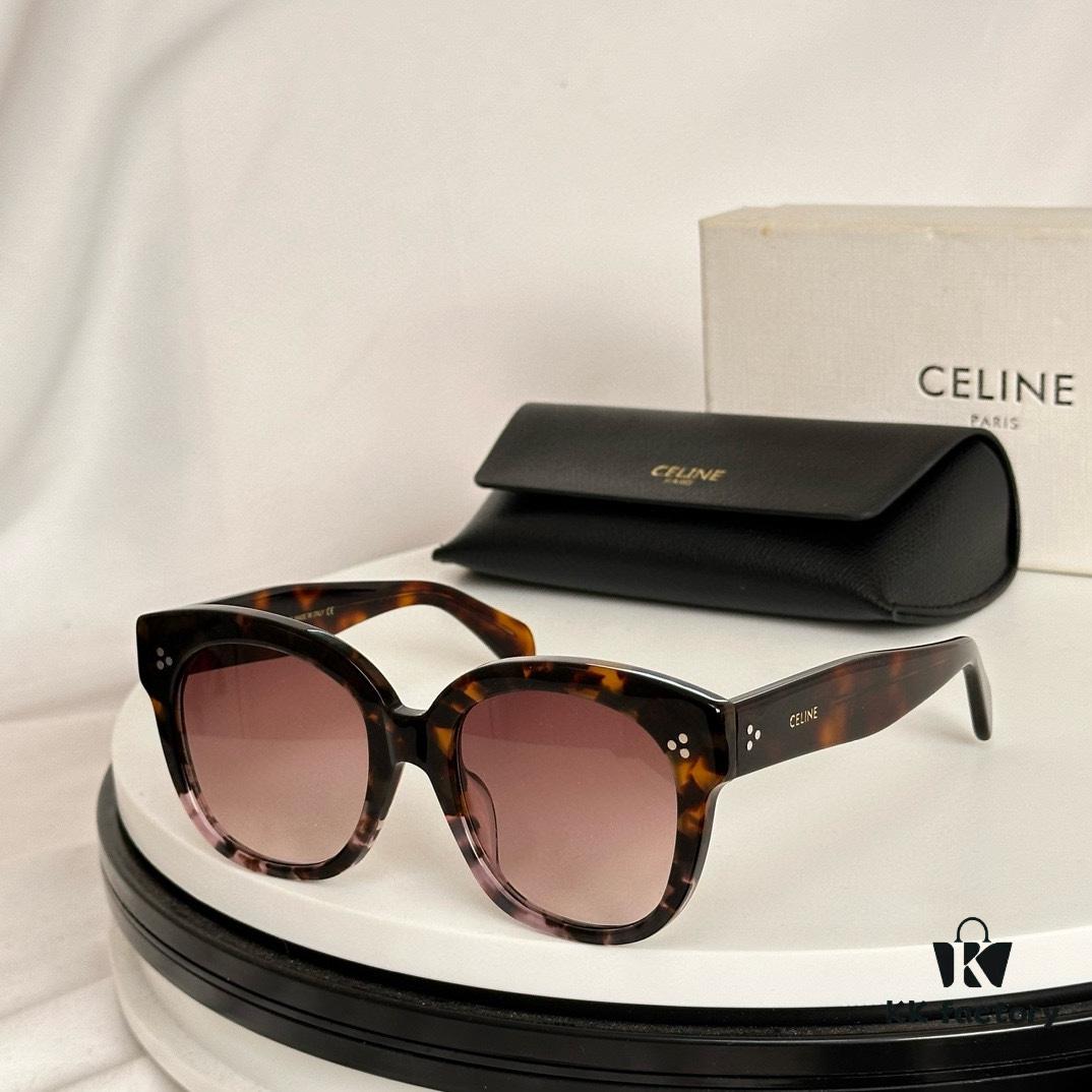 6931fb2a3a89a121ed54be38 Arrived in Full Colors, Timeless Classic, High-Quality CELINE CL4002UN Two-Tone Acetate Frame with Strong 3D Effect, Italian Imported Material, Clear Lenses, Stylish and Elegant, Excellent Texture, Versatile and Minimalist