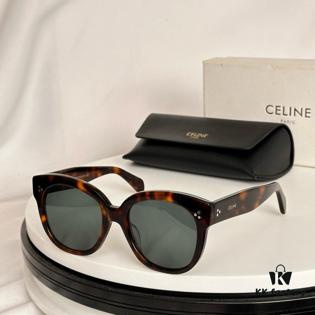 6931fb2a3a89a121ed54be3b Arrived in Full Colors, Timeless Classic, High-Quality CELINE CL4002UN Two-Tone Acetate Frame with Strong 3D Effect, Italian Imported Material, Clear Lenses, Stylish and Elegant, Excellent Texture, Versatile and Minimalist