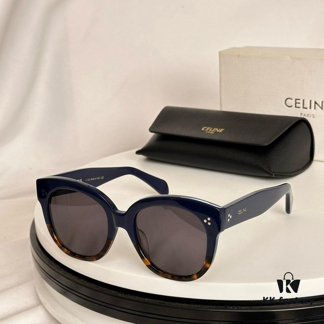6931fb2b3a89a121ed54be3e Arrived in Full Colors, Timeless Classic, High-Quality CELINE CL4002UN Two-Tone Acetate Frame with Strong 3D Effect, Italian Imported Material, Clear Lenses, Stylish and Elegant, Excellent Texture, Versatile and Minimalist