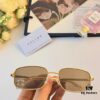 6931fb2e3a89a121ed54be60 Celine Square Metal Sunglasses Korean Vintage Style Trendy Sun Glasses Influencer Same Style Shades