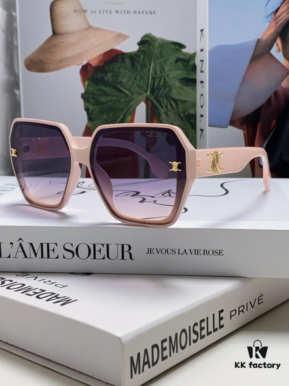 6931fb313a89a121ed54be8e Celine 2024 New Arrival European and American Style Square Oversized Archway Sunglasses for Women, UV Protection Sun Glasses for Outdoor Wear