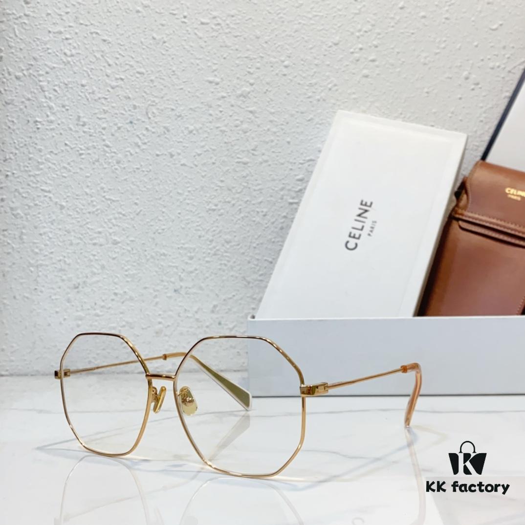 6931fb333a89a121ed54bea5 CELINE Official Website Model Polygonal Metal Sunglasses with Inlaid Craft Temple Design