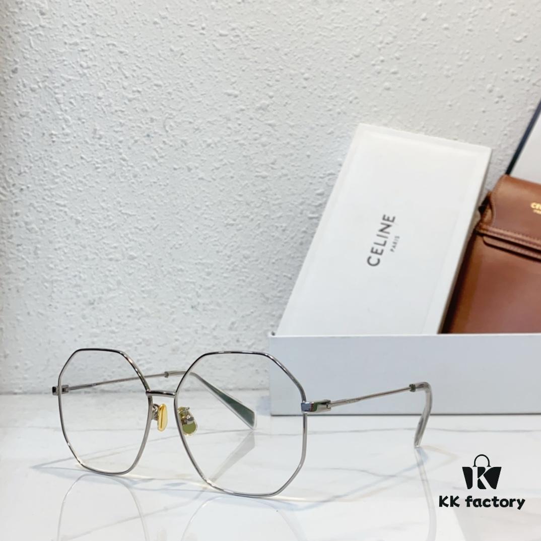 6931fb333a89a121ed54bea6 CELINE Official Website Model Polygonal Metal Sunglasses with Inlaid Craft Temple Design