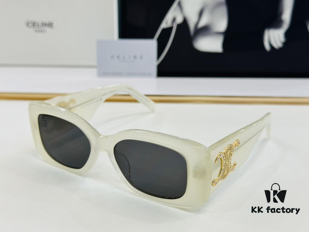6931fb353a89a121ed54bebe CELINE CL40288 Avant-Garde Temple Sunglasses Size: 53□17-145 High-Quality Acetate Fashion Sunglasses