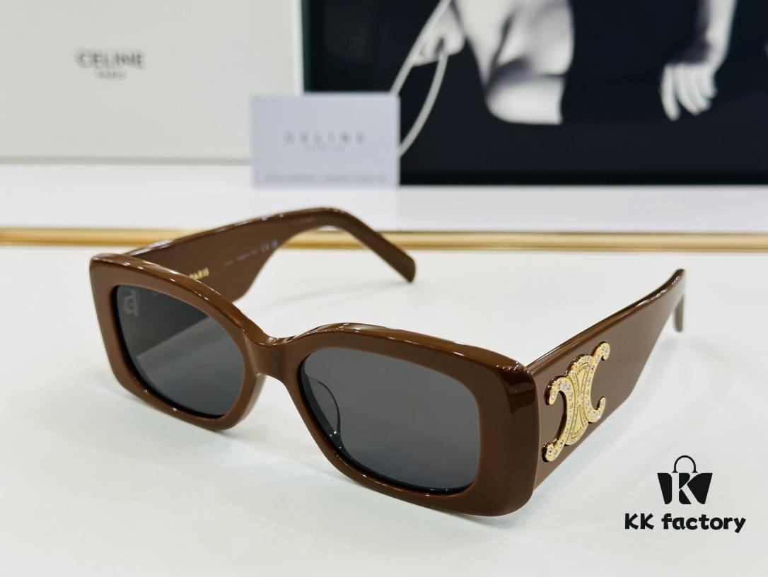 6931fb353a89a121ed54bebf CELINE CL40288 Avant-Garde Temple Sunglasses Size: 53□17-145 High-Quality Acetate Fashion Sunglasses