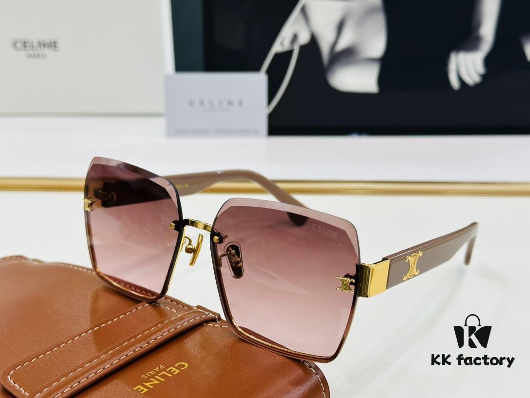 6931fb373a89a121ed54bed8 CELINE CL40237 Sunglasses, Size 62□18-140, Consistently Popular Style with Excellent Shine and Premium Texture, Superb Craftsmanship, Eyeglasses, Sunglasses, Shades