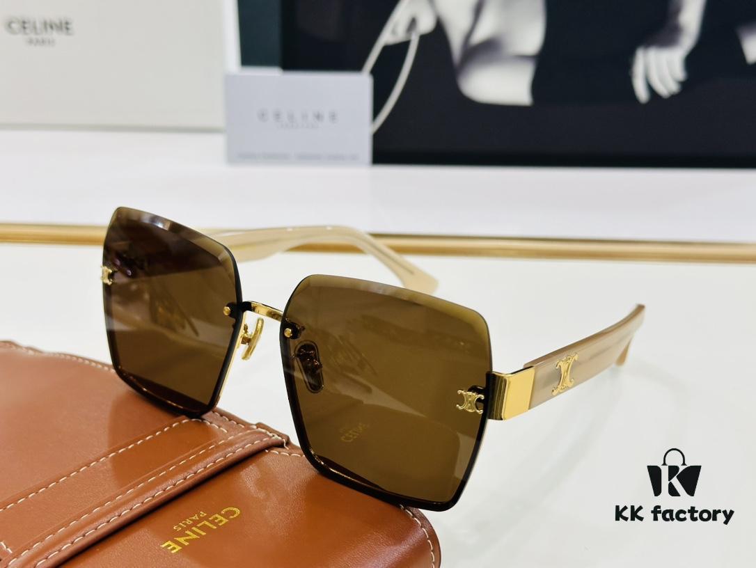 6931fb373a89a121ed54bed9 CELINE CL40237 Sunglasses, Size 62□18-140, Consistently Popular Style with Excellent Shine and Premium Texture, Superb Craftsmanship, Eyeglasses, Sunglasses, Shades