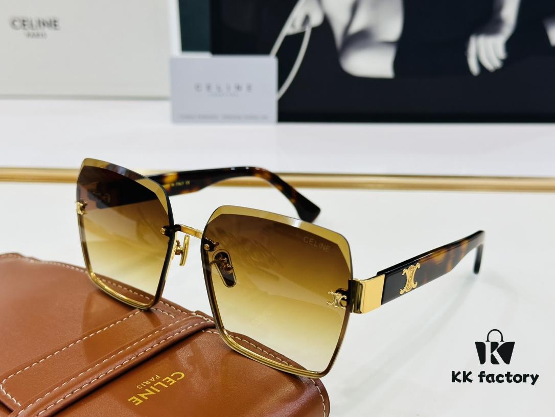 6931fb373a89a121ed54bedb CELINE CL40237 Sunglasses, Size 62□18-140, Consistently Popular Style with Excellent Shine and Premium Texture, Superb Craftsmanship, Eyeglasses, Sunglasses, Shades