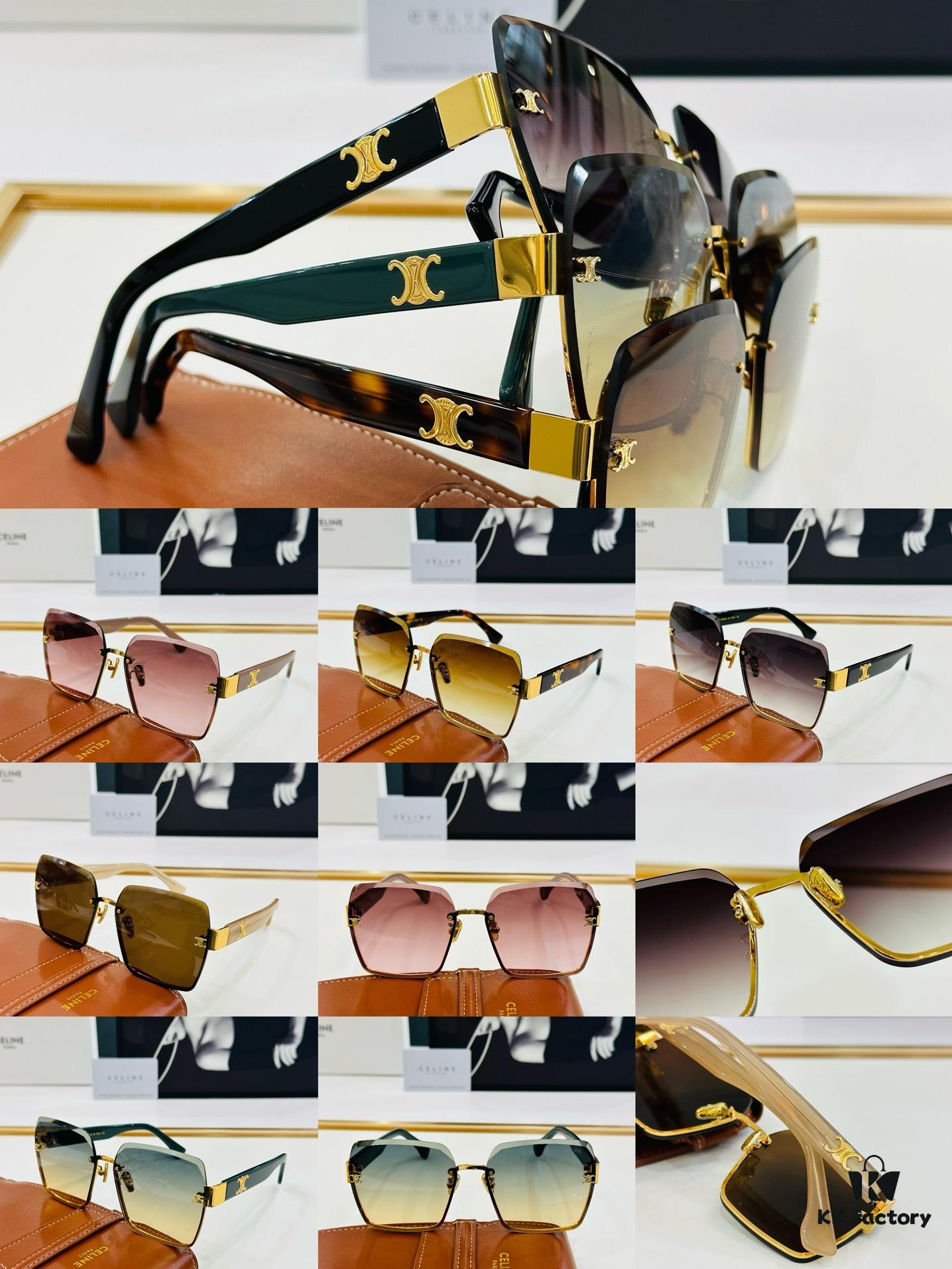 6931fb373a89a121ed54bedf CELINE CL40237 Sunglasses, Size 62□18-140, Consistently Popular Style with Excellent Shine and Premium Texture, Superb Craftsmanship, Eyeglasses, Sunglasses, Shades
