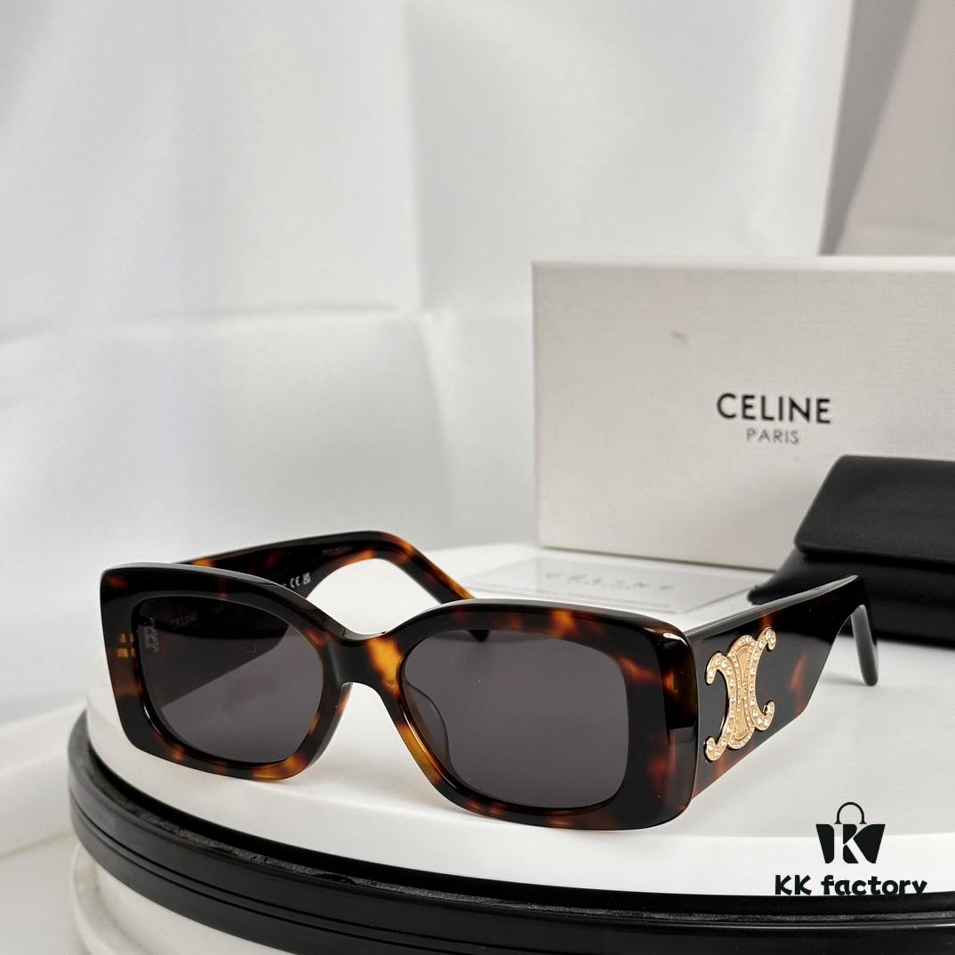 CELINE Full Diamond Triumph Arch Frame