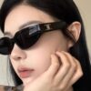 6931fb3b3a89a121ed54bf0d Celine 2024 New Retro Cat-Eye Small Frame Sunglasses for Women, Trendy European and American Style, Square and Round Face Flattering, High-End Fashion Sun Glasses