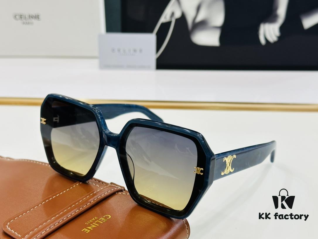 6931fb3e3a89a121ed54bf3d CELINE CE145S Aviator Sunglasses High-End Version Premium Quality Acetate L-Fashion Sun Glasses Size 53-22-145