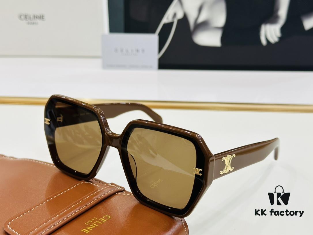 6931fb3e3a89a121ed54bf3f CELINE CE145S Aviator Sunglasses High-End Version Premium Quality Acetate L-Fashion Sun Glasses Size 53-22-145