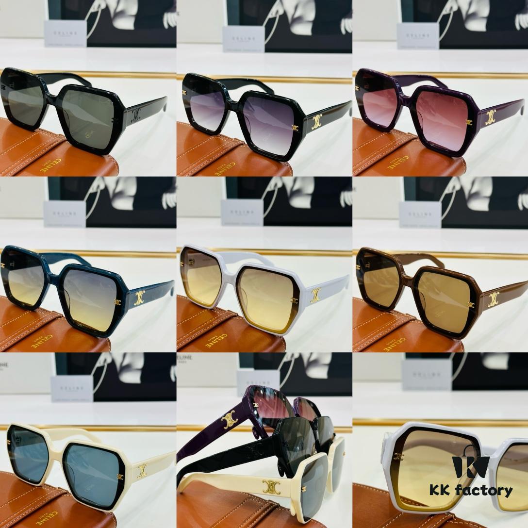 6931fb3e3a89a121ed54bf42 CELINE CE145S Aviator Sunglasses High-End Version Premium Quality Acetate L-Fashion Sun Glasses Size 53-22-145