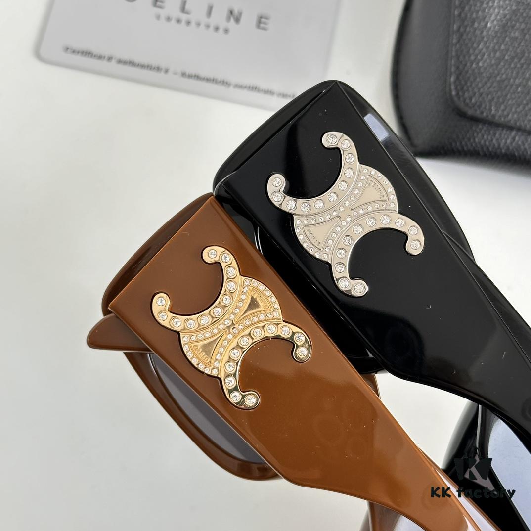 CELINE Full Diamond Triumph Arch Frame
