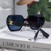 Celine 2024 New Arrival European and American Style Square Oversized Arch-Frame Sunglasses for Women, UV Protection Sun Glasses for Large Faces, Fashionable Outdoor Shades