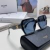 Celine 2024 New Arrival European and American Style Square Oversized Arch-Frame Sunglasses for Women, UV Protection Sun Glasses for Large Faces, Fashionable Outdoor Shades