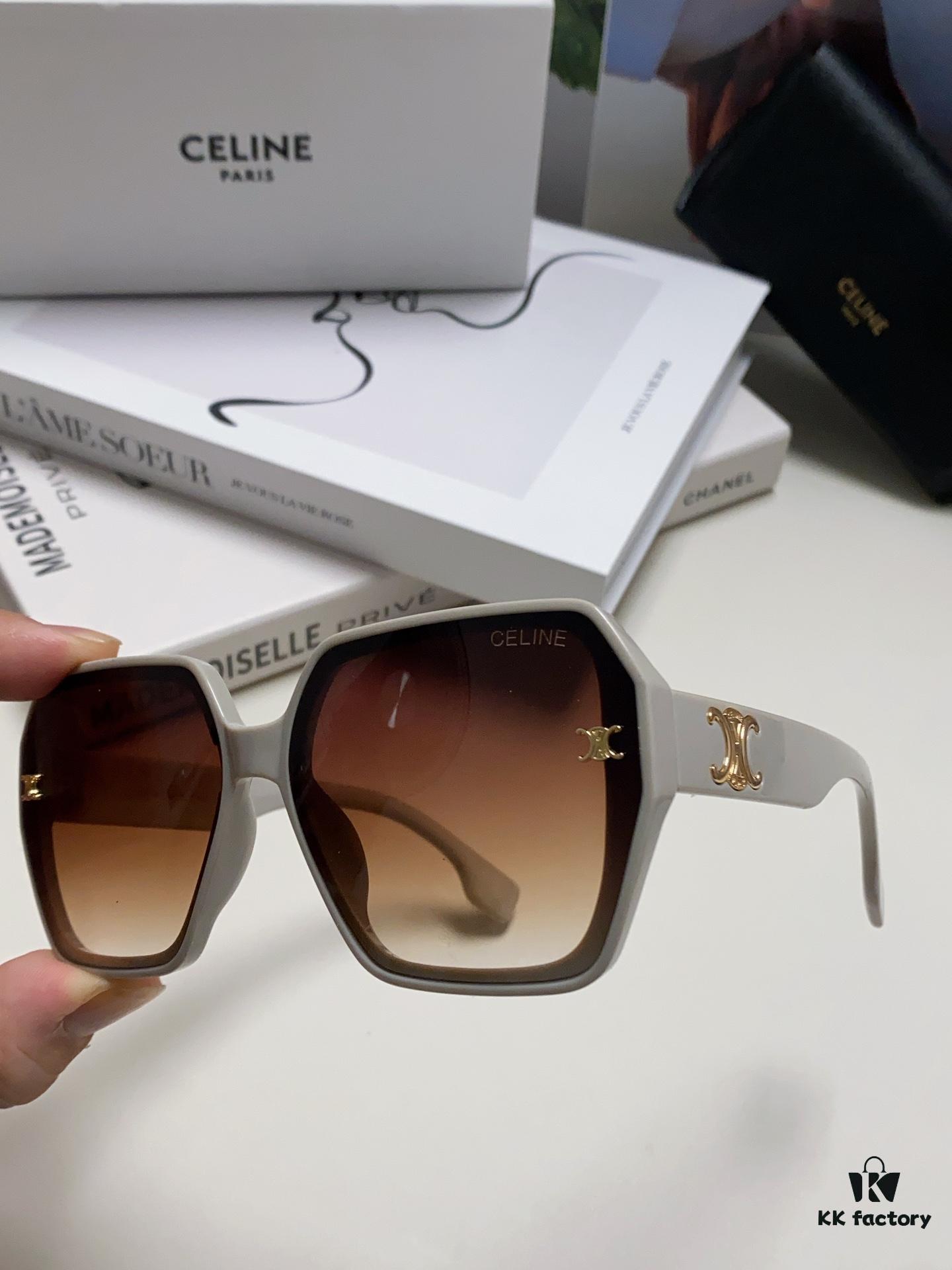 6931fb443a89a121ed54bf8b Celine 2024 New Arrival European and American Style Square Oversized Archway Sunglasses for Women, UV Protection Sun Glasses for Outdoor Wear