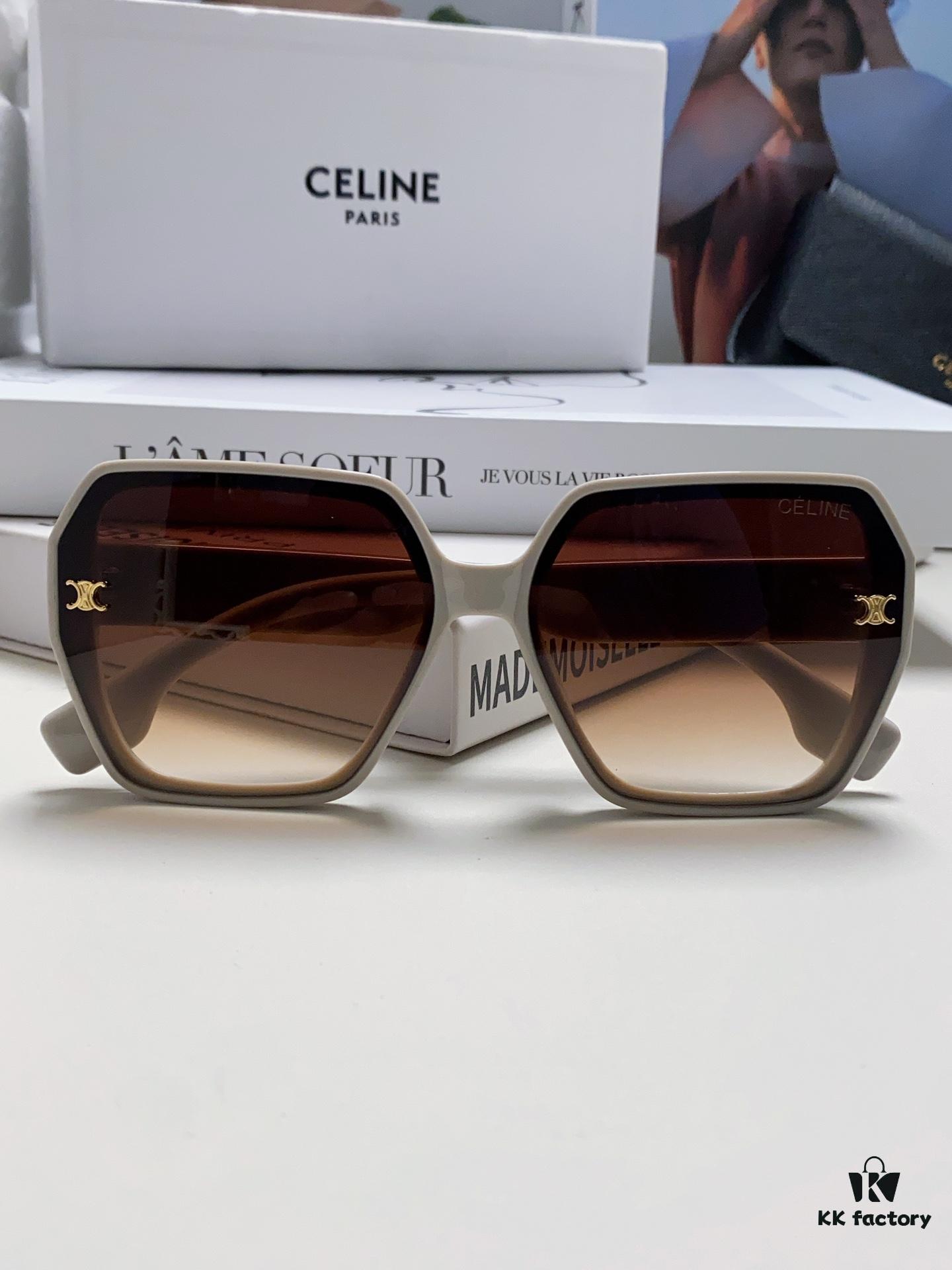 6931fb443a89a121ed54bf8c Celine 2024 New Arrival European and American Style Square Oversized Archway Sunglasses for Women, UV Protection Sun Glasses for Outdoor Wear