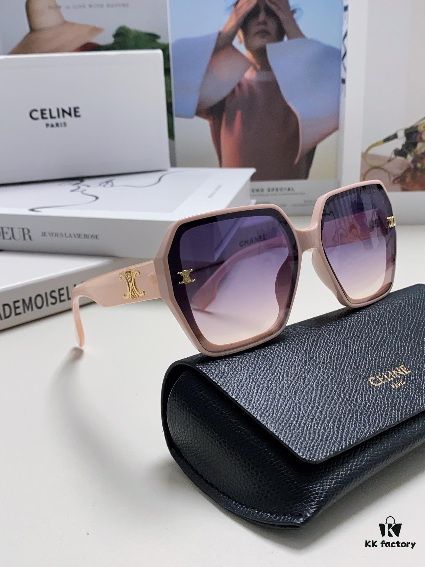 6931fb453a89a121ed54bf96 Celine 2024 New Arrival European and American Style Oversized Square Arch Frame Sunglasses for Women, UV Protection Sun Glasses for Large Faces, Fashion Outdoor Shades