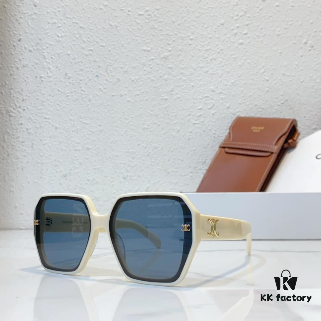 6931fb493a89a121ed54bfcb CELINE Archlight Logo SQUARE 145S Sunglasses