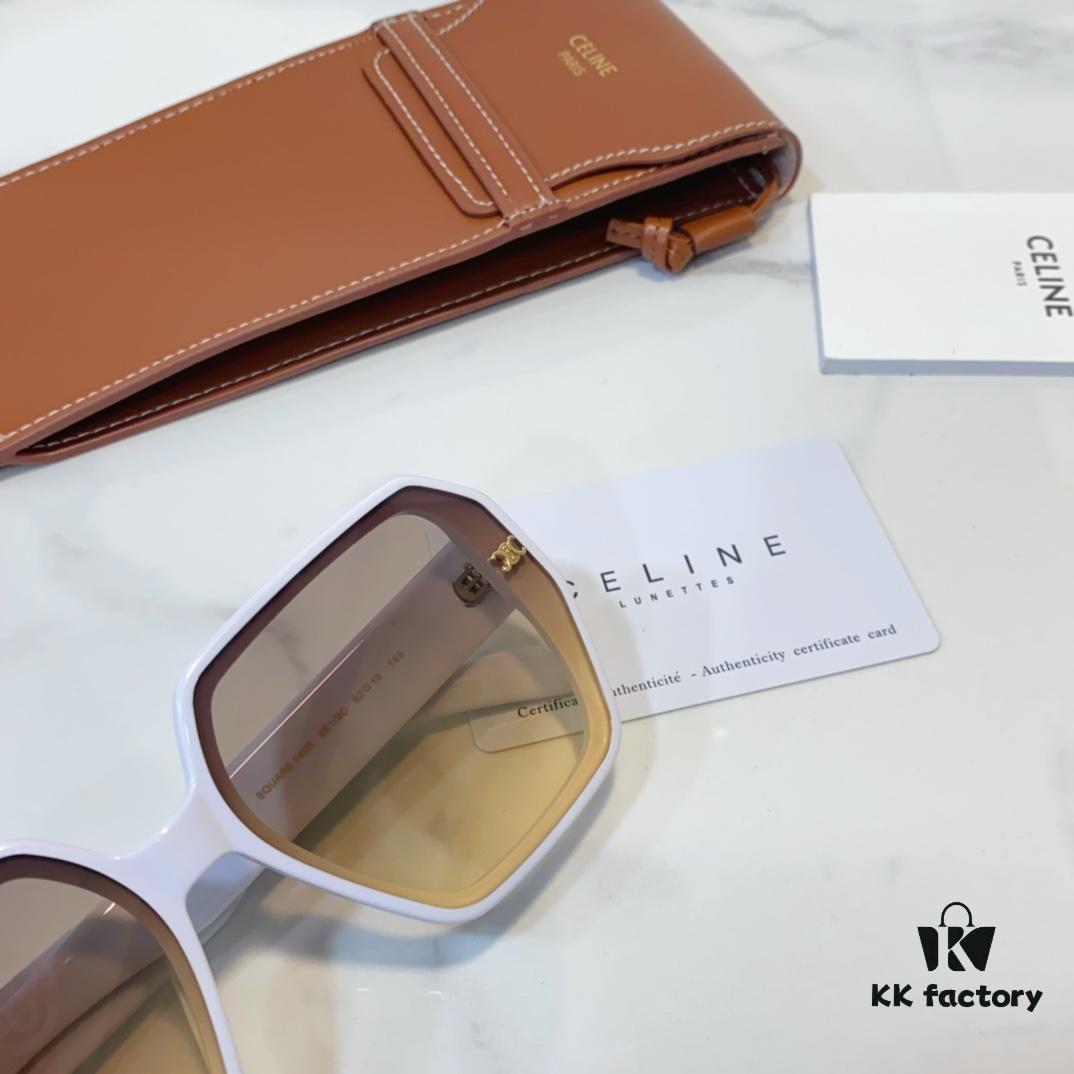 6931fb493a89a121ed54bfcc CELINE Archlight Logo SQUARE 145S Sunglasses