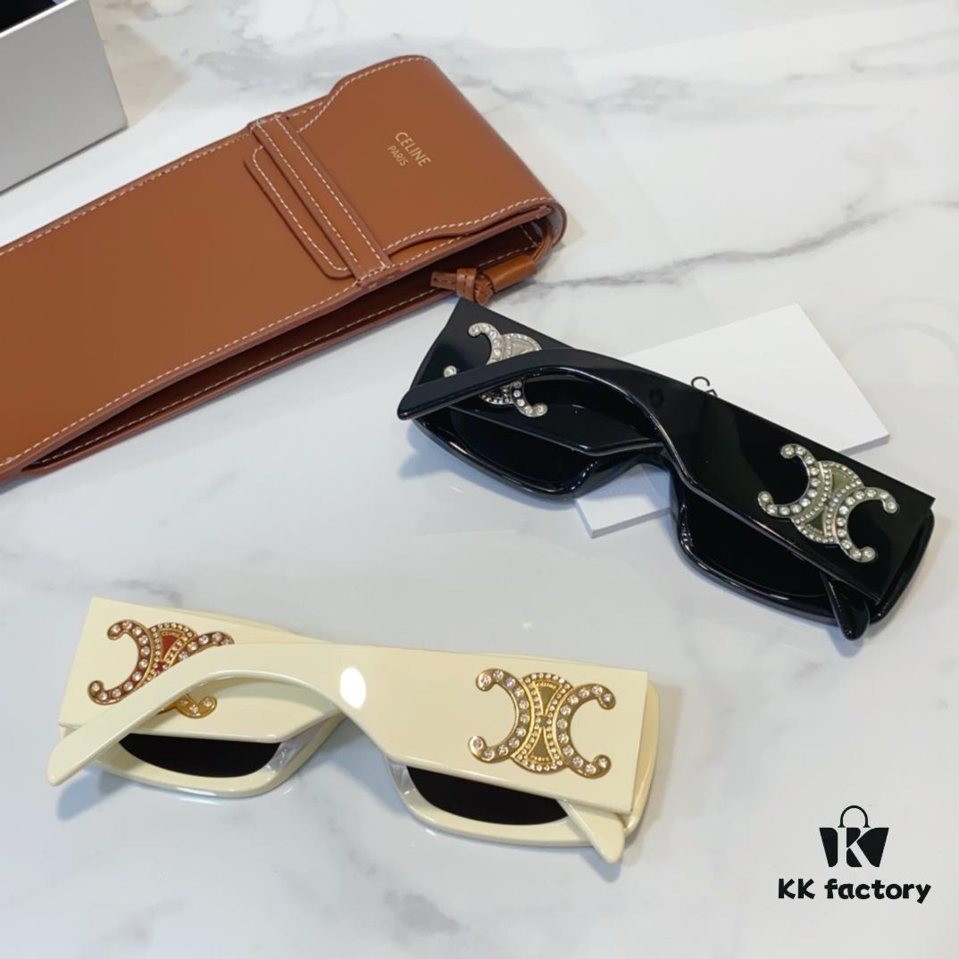 CELINE Full Diamond Arc de Triomphe Frame