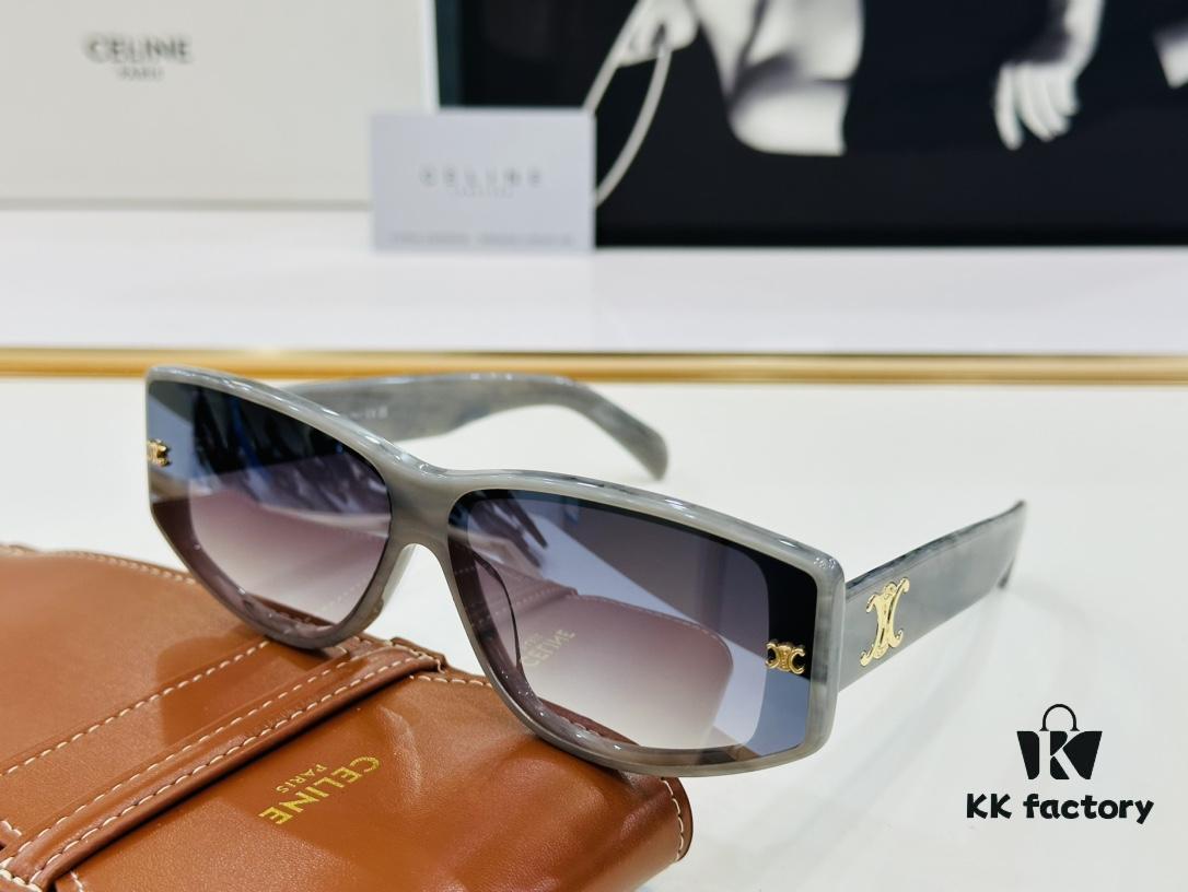 6931fb543a89a121ed54c05b CELINE CE40313 Aviator Sunglasses High-End Version Premium Acetate Fashion Sunglasses Size 66□12-145