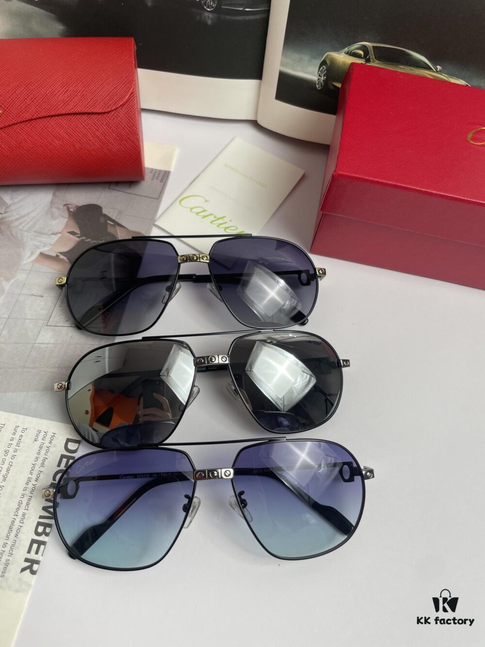 6931fb543a89a121ed54c05f New Arrival 💥 Brand: Cartier Unisex Polarized Sunglasses