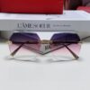 6931fb593a89a121ed54c09e Cartier 2025 New Model Frameless Sunglasses for Women, Classic Leopard Print Temples, Diamond-Cut Edges, Premium Gradient Lenses, Oversized Sunglasses