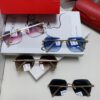6931fb593a89a121ed54c0a0 Cartier 2025 New Model Frameless Sunglasses for Women, Classic Leopard Print Temples, Diamond-Cut Edges, Premium Gradient Lenses, Oversized Sunglasses