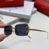 6931fb593a89a121ed54c0a8 Cartier 2025 New Arrival Square Rimless Cut-out Sunglasses for Women, Slimming and Stylish, Fashionable Ins-style Street Snap Shades, Unique Small Eyewear