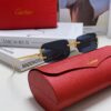 6931fb593a89a121ed54c0aa Cartier 2025 New Arrival Square Rimless Cut-out Sunglasses for Women, Slimming and Stylish, Fashionable Ins-style Street Snap Shades, Unique Small Eyewear