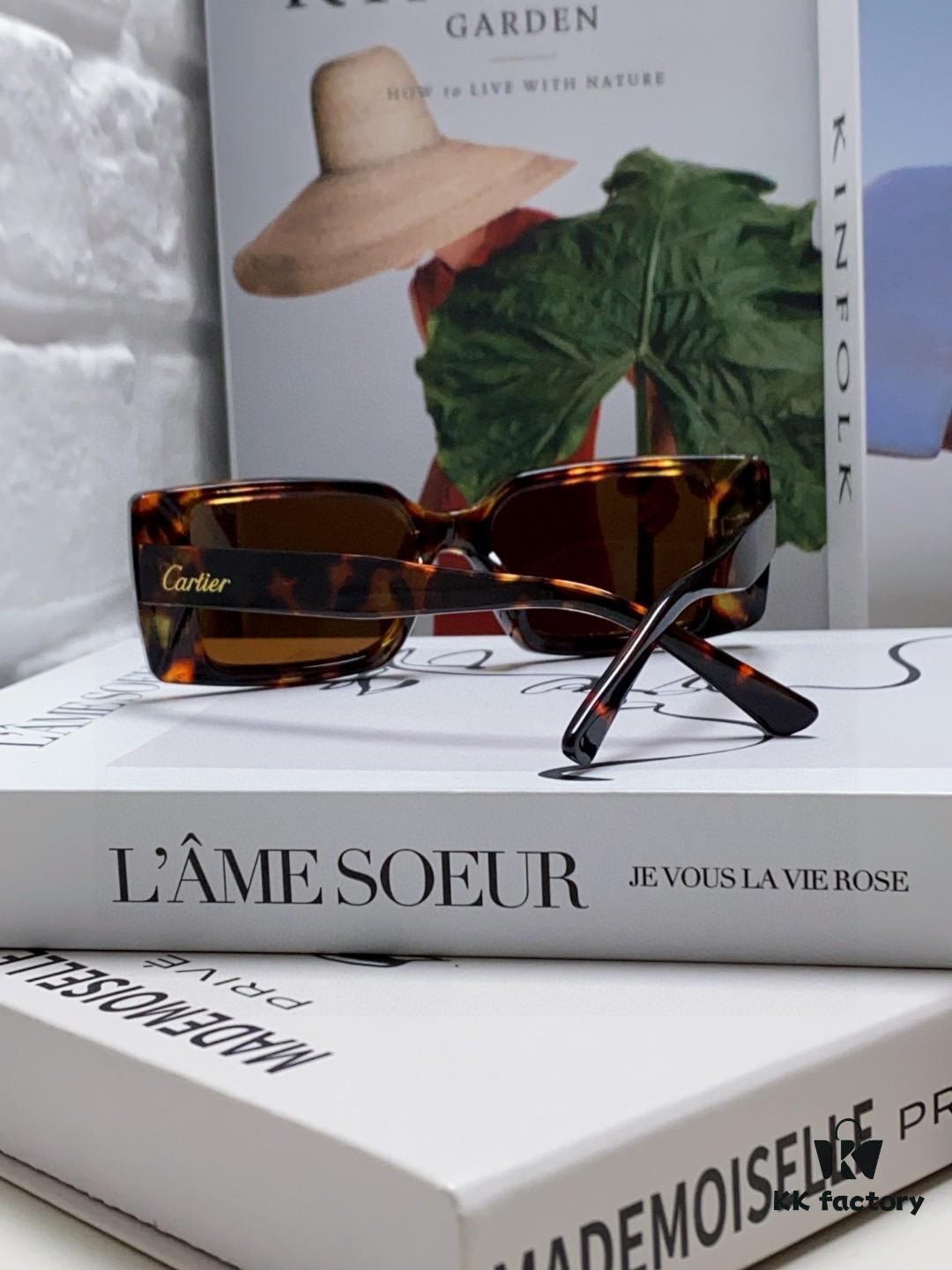 6931fb5c3a89a121ed54c0ce Cartier Unisex Sunglasses, Timeless Leopard Logo Design, Simple and Elegant Frame, Universal Fit for All Face Shapes