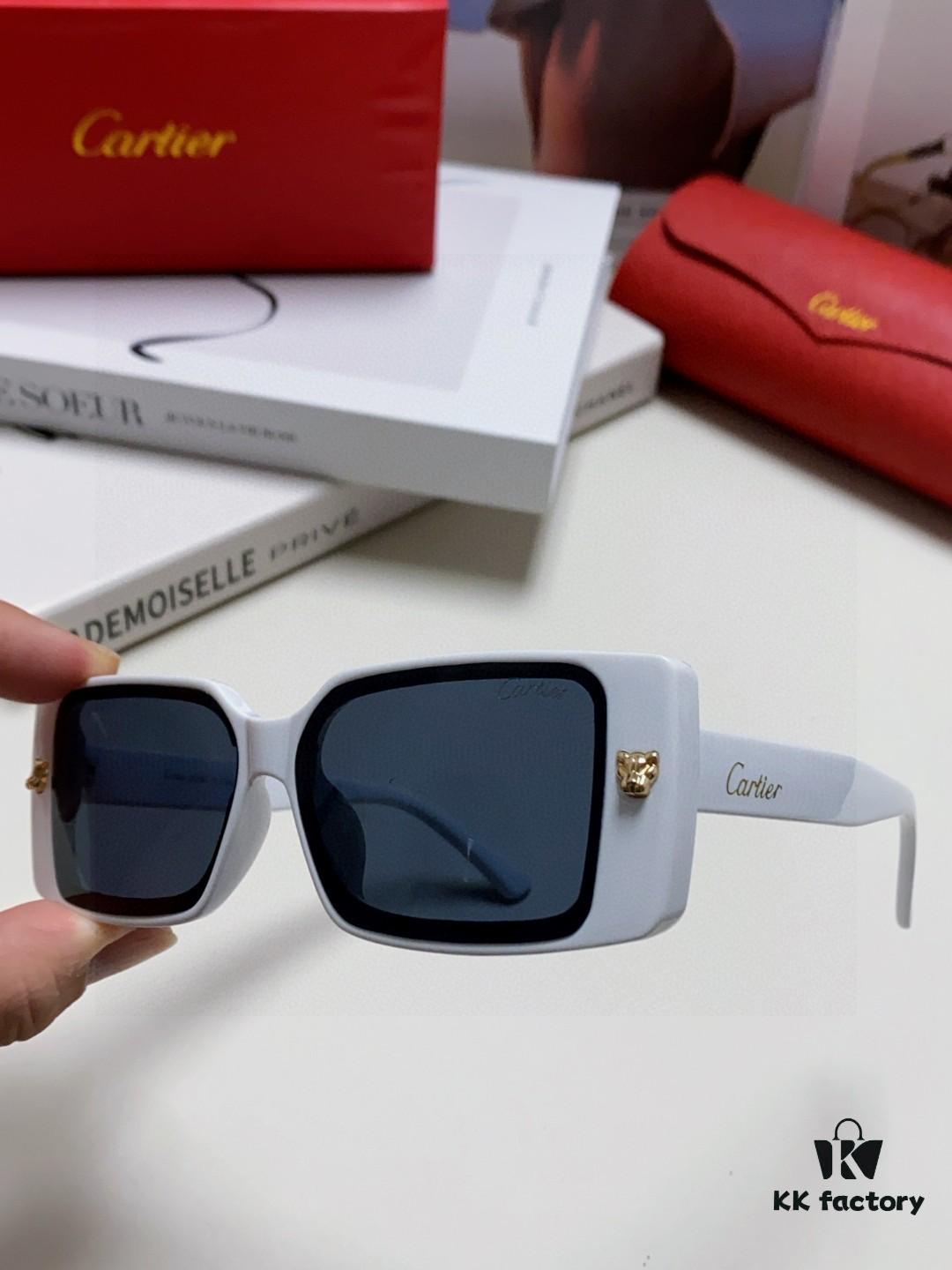 6931fb5d3a89a121ed54c0db Cartier Unisex Sunglasses, Timeless Leopard Design, Universal Frame Shape, Minimalist and Elegant, Suitable for All Face Types