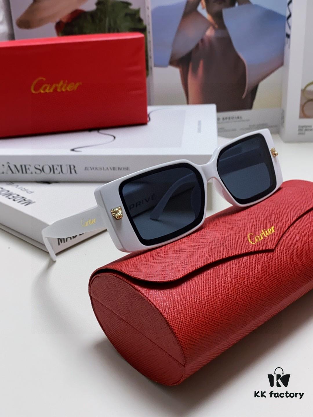 6931fb5d3a89a121ed54c0dd Cartier Unisex Sunglasses, Timeless Leopard Design, Universal Frame Shape, Minimalist and Elegant, Suitable for All Face Types