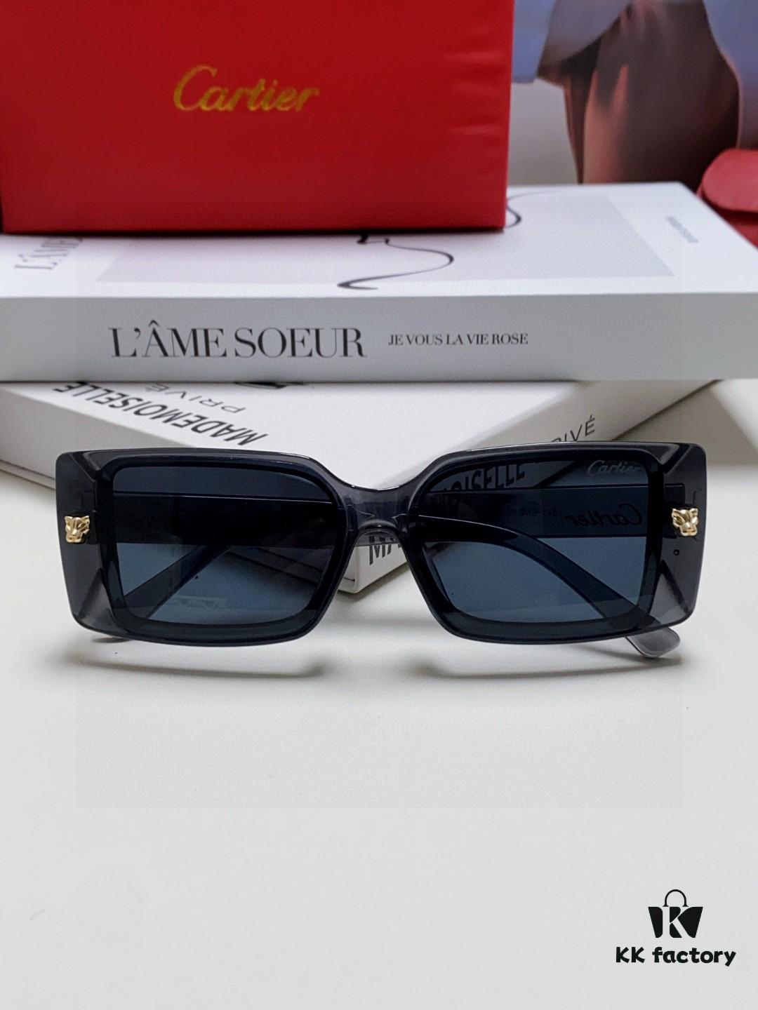 6931fb5e3a89a121ed54c0e6 Cartier Unisex Sunglasses, Leopard Logo Design, Stylish and Minimalist Frame, Universal Fit for All Face Shapes