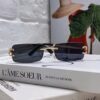 6931fb5e3a89a121ed54c0ec Cartier Unisex Square Frameless Sunglasses 2025 New Men's Stylish Narrow-Rimmed Retro American Style Sun Glasses
