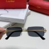 6931fb5e3a89a121ed54c0ef Cartier Unisex Square Frameless Sunglasses 2025 New Men's Stylish Narrow-Rimmed Retro American Style Sun Glasses