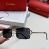 6931fb5e3a89a121ed54c0f0 Cartier Unisex Square Frameless Sunglasses 2025 New Men's Stylish Narrow-Rimmed Retro American Style Sun Glasses