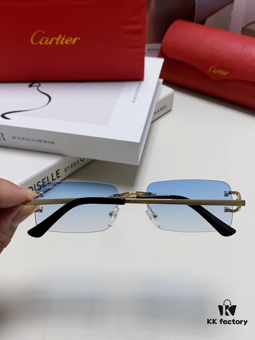 6931fb603a89a121ed54c105 Cartier Unisex Frameless Square Sunglasses 2025 New Narrow-Rimmed Stylish Men's Sunglasses, Retro American Style Unisex Sun Glasses