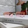 Cartier Unisex Frameless Square Sunglasses 2025 New Men's Stylish Narrow-Rimmed Retro American Style Sun Glasses