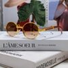 6931fb633a89a121ed54c12b Cartier 2025 New Vintage Style Wooden-Look Round Sunglasses, Fashion UV-Protective Unisex Sun Glasses CT0464S