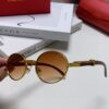 6931fb633a89a121ed54c130 Cartier 2025 New Vintage Style Wooden-Look Round Sunglasses, Fashion UV-Protective Unisex Sun Glasses CT0464S
