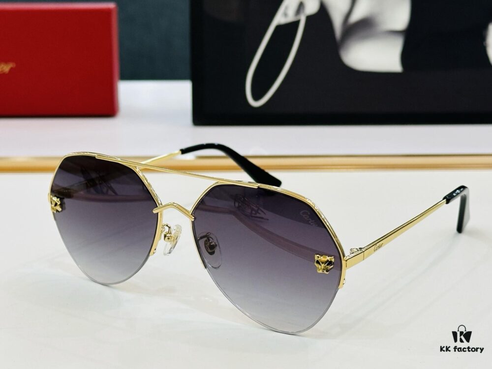 6931fb643a89a121ed54c13f Cartier CT0355S Sunglasses, Size 64-15-140, Universal Frame Shape, Minimalist and Elegant Design, Fashionable and Casual Style, Original Color
