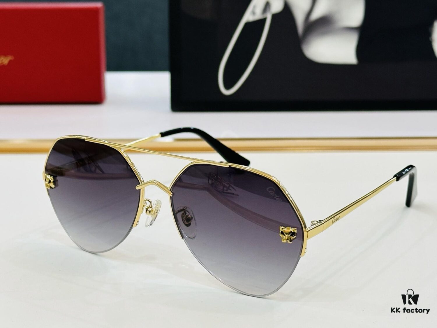 6931fb643a89a121ed54c13f Cartier CT0355S Sunglasses, Size 64-15-140, Universal Frame Shape, Minimalist and Elegant Design, Fashionable and Casual Style, Original Color