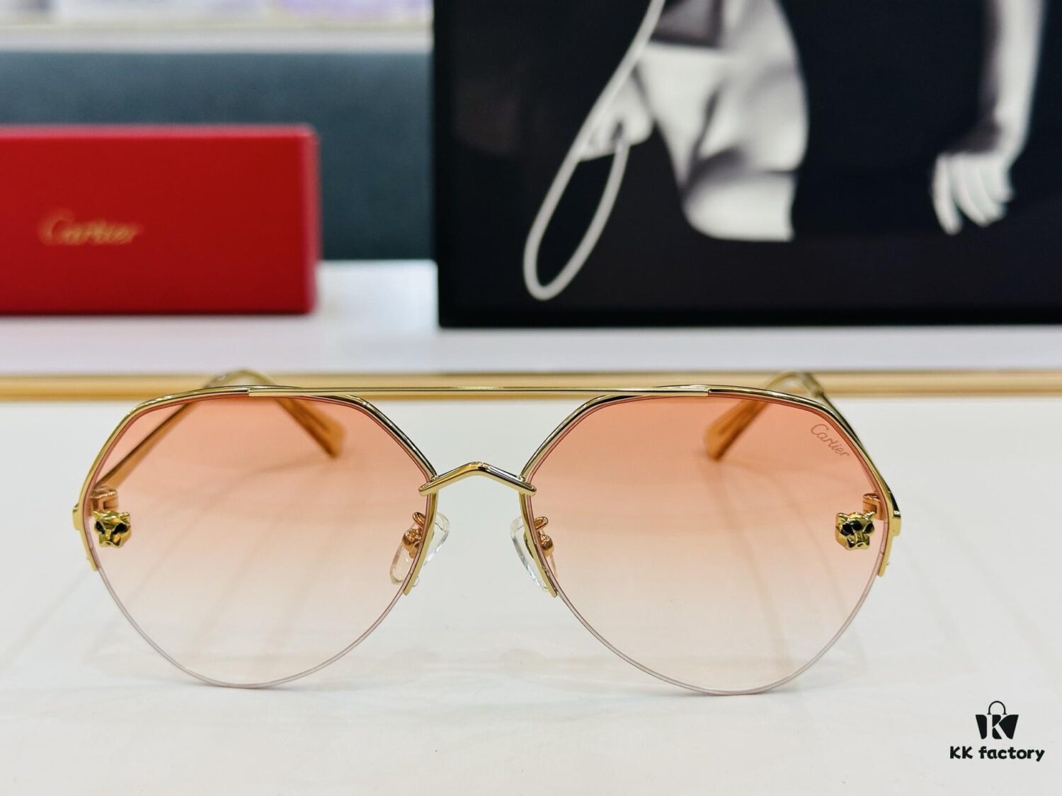 6931fb653a89a121ed54c146 Cartier CT0355S Sunglasses, Size 64-15-140, Universal Frame Shape, Minimalist and Elegant Design, Fashionable and Casual Style, Original Color